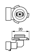 BEC 12V H10 42W PURE LIGHT BOSCH