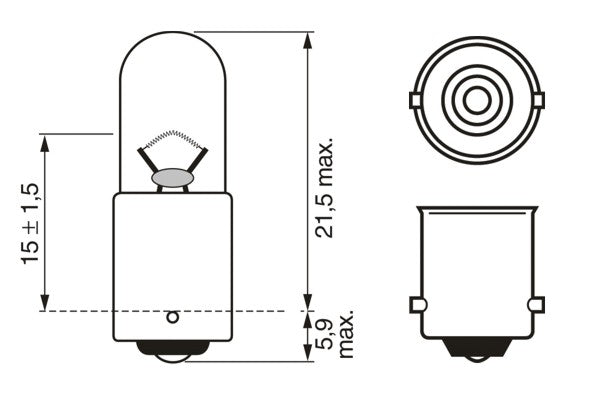 BEC 24V T4W 4W ECO TRUCK SET 10 BUC BOSCH