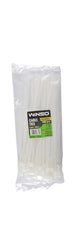 Coliere plastic 7,6x300 Alb - Set 100 buc Winso - imagine 1