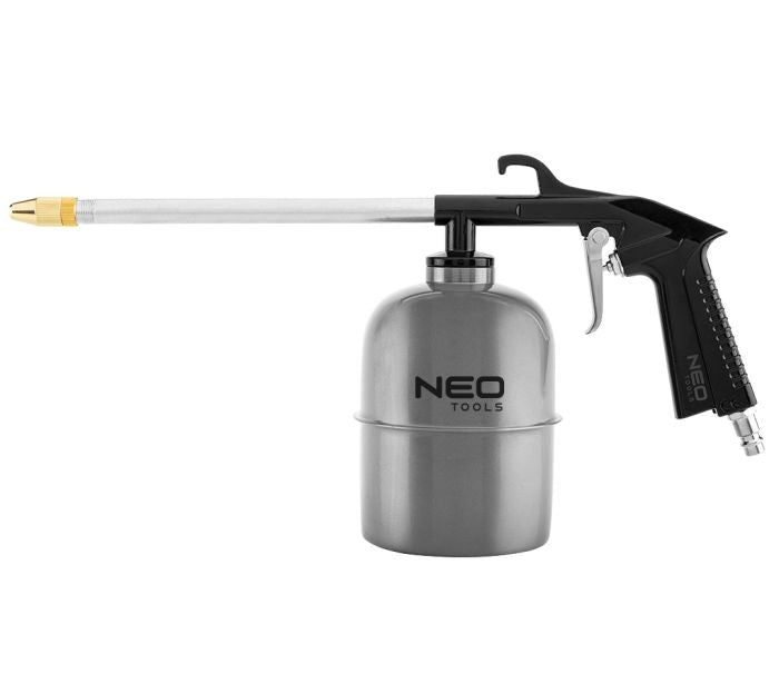 Set pistol 5 piese cu pistol de pulverizare cu cupă superioară Neo Tools - imagine 4