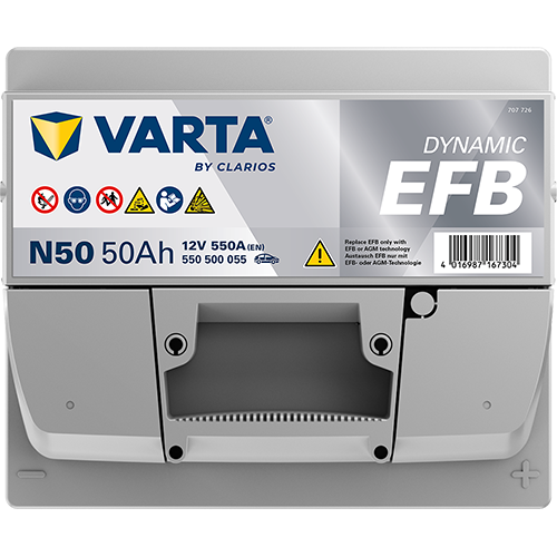 Acumulator Varta Dynamic EFB 50 Ah 540A Varta - imagine 4