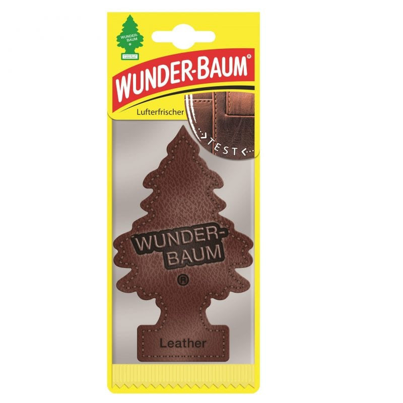 Odorizant auto WUNDER-BAUM Leather Wunderbaum - imagine 1