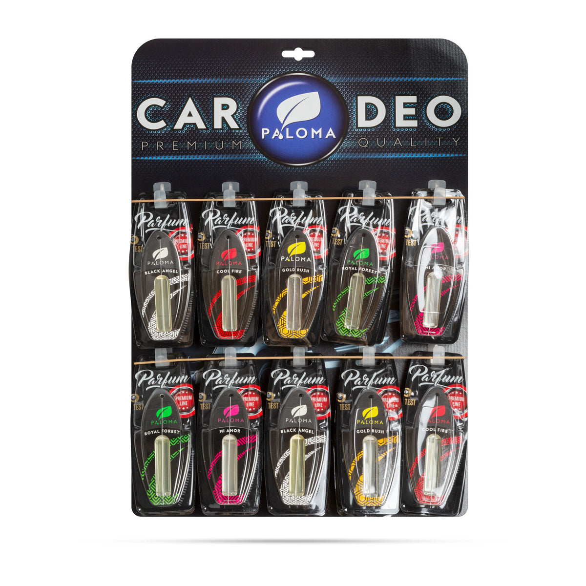 Set Odorizant auto Paloma Premium Line  45 buc - 5 ml Carguard - imagine 1
