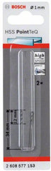 Burghiu spiral HSS PointTeQ de 1,0 mm Bosch - imagine 1