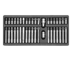 SET IMBUS CANELATE 40PIESE Yato - imagine 1