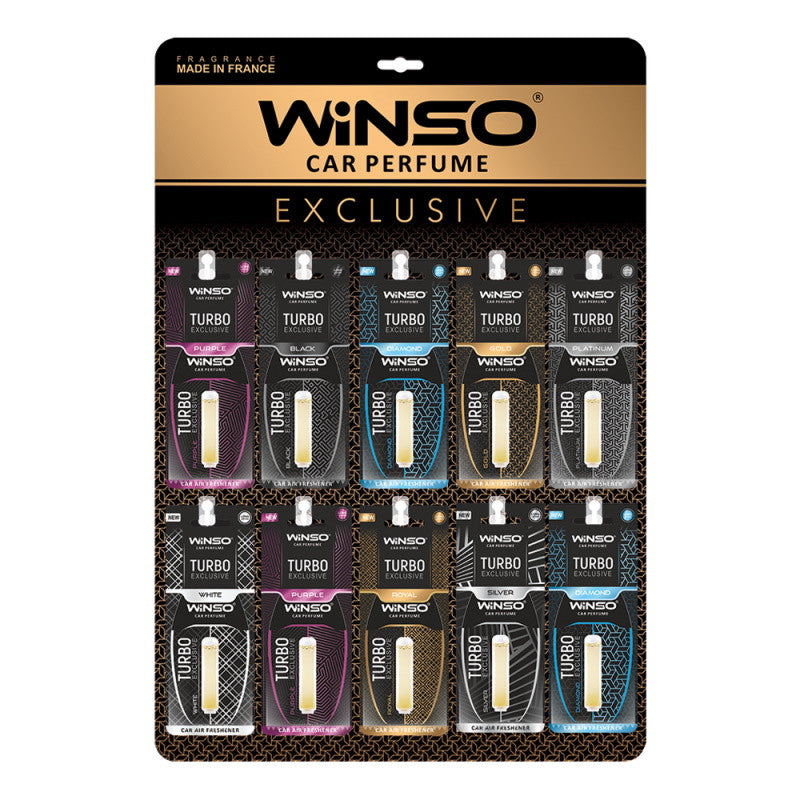 Odorizant Winso Exclusive Turbo 5 ml Mix Display  (40 pcs. on display) Winso - imagine 1