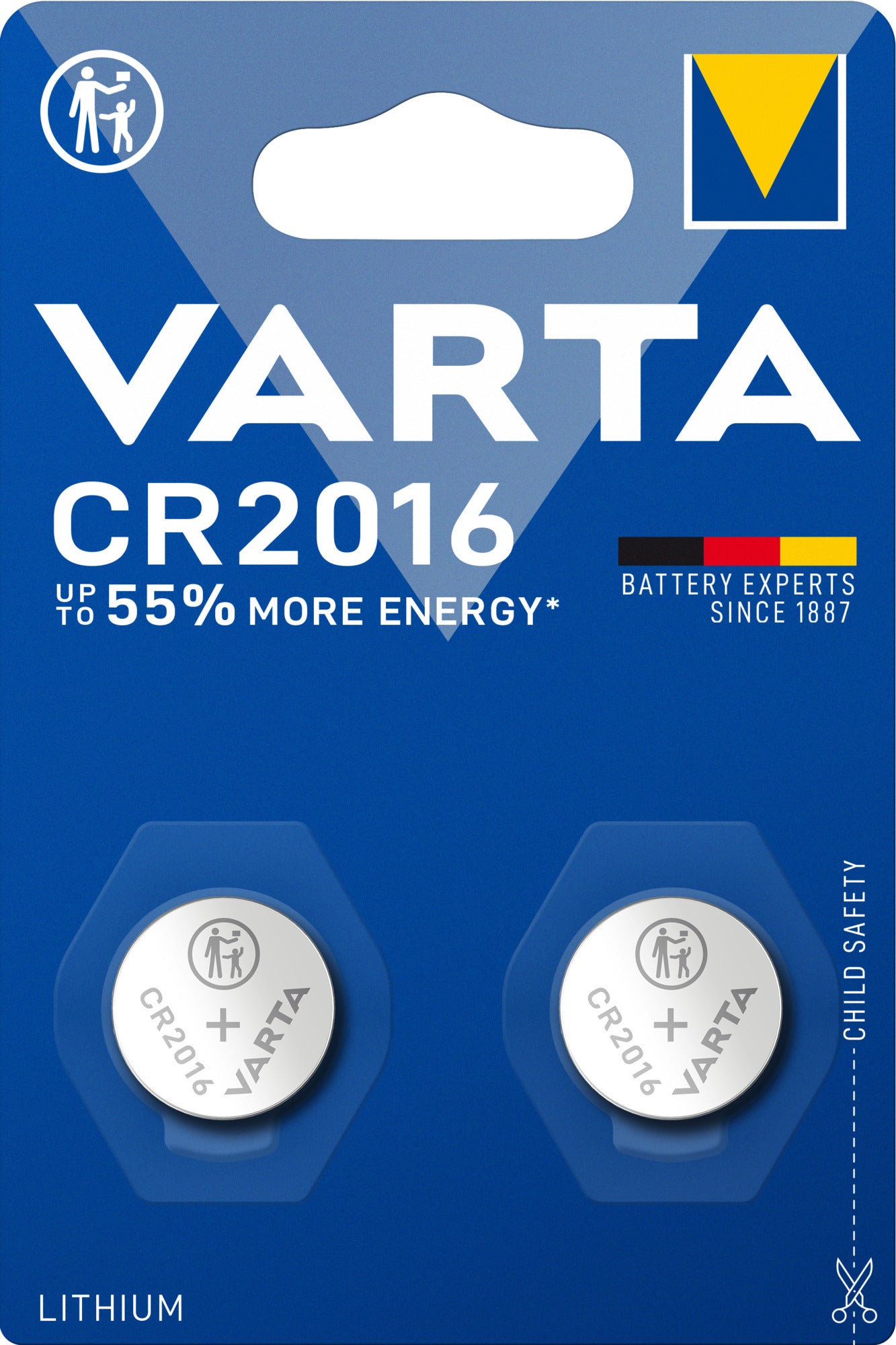 Baterie Varta Professional Electronics CR2016 3V • Set 2 buc Varta - imagine 1