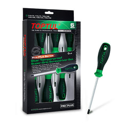 Set 6 piese surubelnite Tip torx cu gaura asortate seria pro Toptul - imagine 1