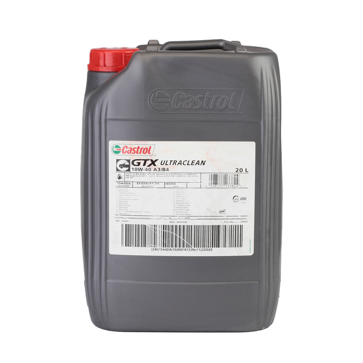 Ulei motor Castrol Gtx Ultraclean 10W40 20L Castrol Professional - imagine 1