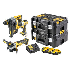Set cu 3 Mașini XR 18 V cu Motor Fără Perii - 3 X 5Ah Dewalt - imagine 1