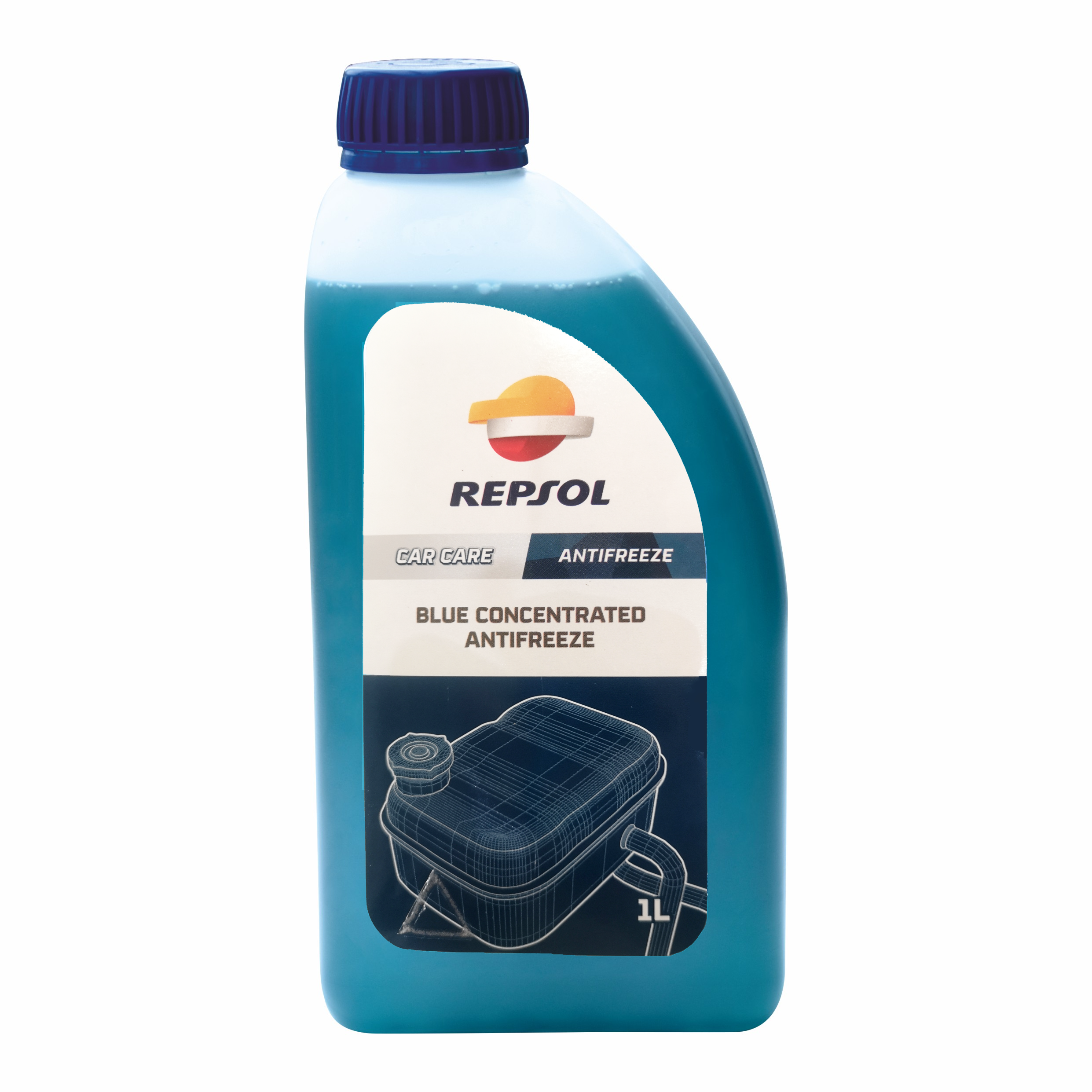 Antigel concentrat Albastru Repsol G11+ 1Kg  [1-1/ -37°C] Repsol - imagine 1