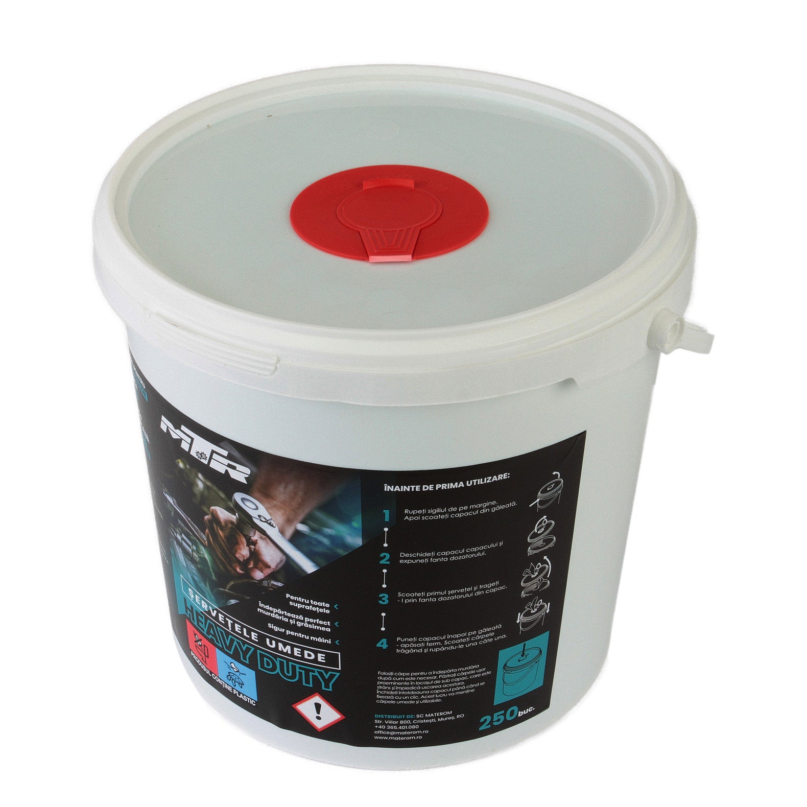 Servetele umede MTR Heavy Duty 250 buc MTR - imagine 2