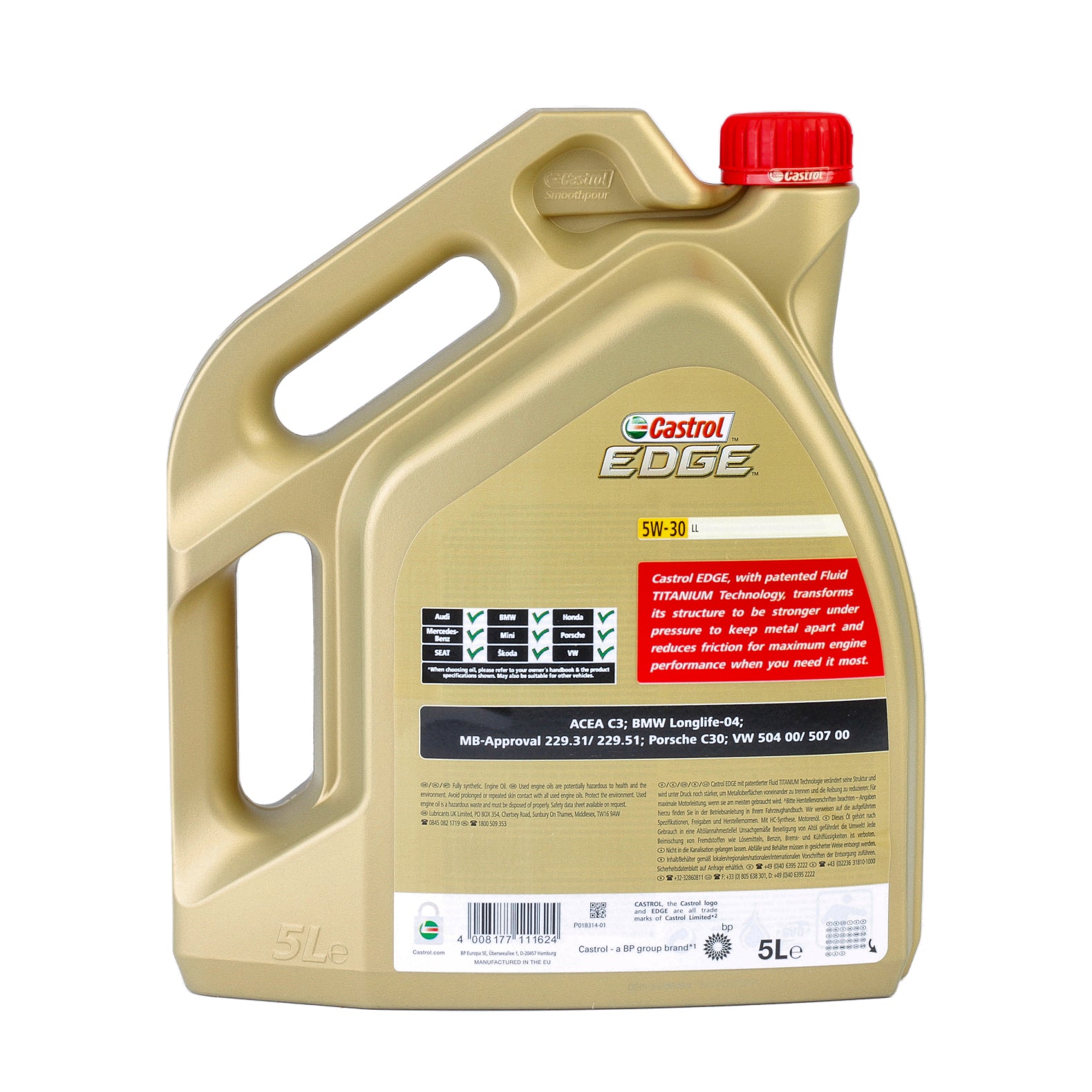 Ulei motor Castrol Edge LL 5W30 5L Castrol - imagine 6