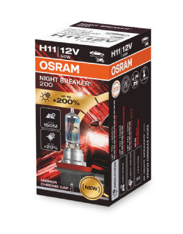 BEC 12V H11 55 W NIGHT BREAKER +200% OSRAM