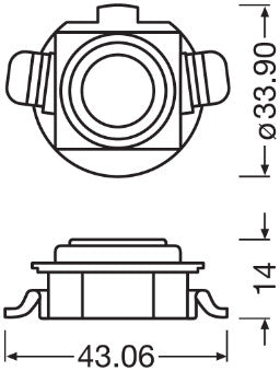 ADAPTOR BEC H7 LED MERCEDES, OPEL, VW OSRAM