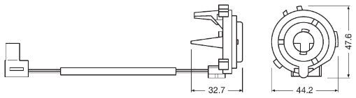 ADAPTOR BEC H7 LED MERCEDES, VW OSRAM