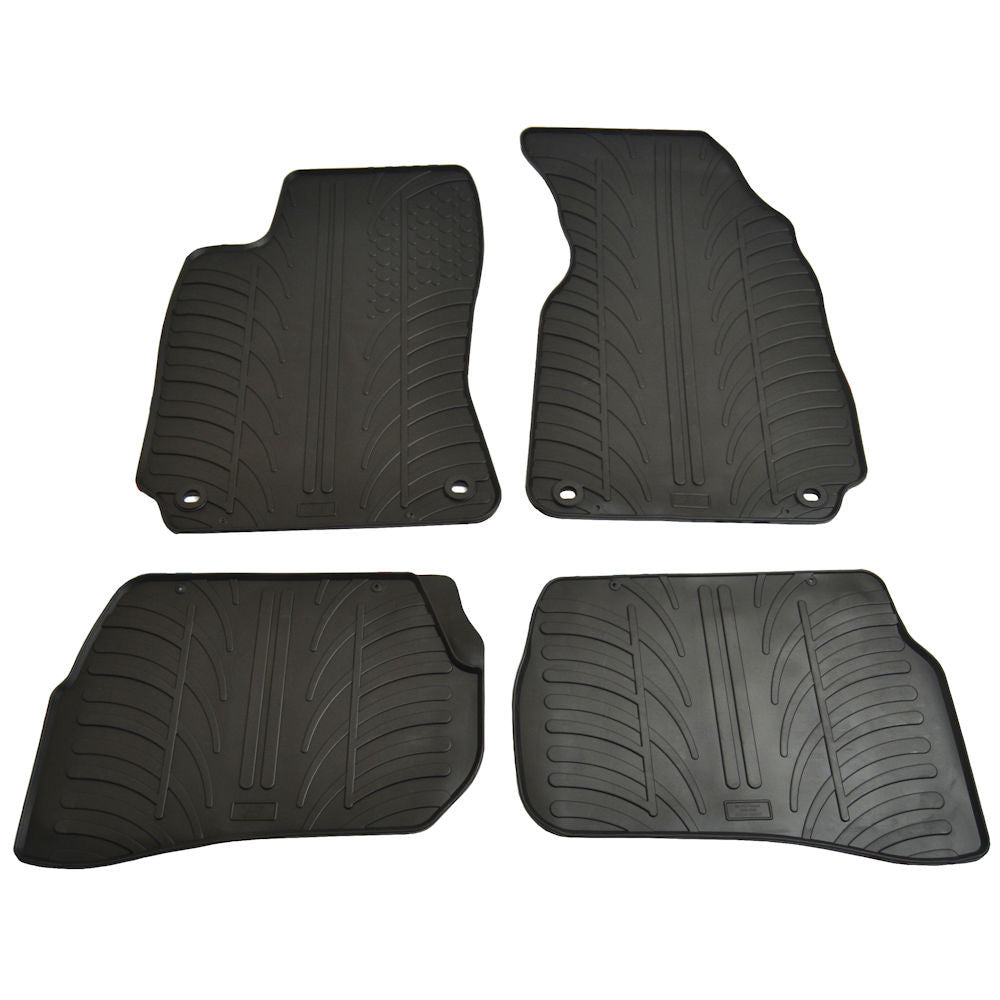Covorase cauciuc Vw Passat 3B 1998-2005, presuri Gledring culoare Negru, 4 buc. Gledring - imagine 1
