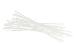 COLIERE NYLON ALBE 4.8*250 MM SET 100 BUC
