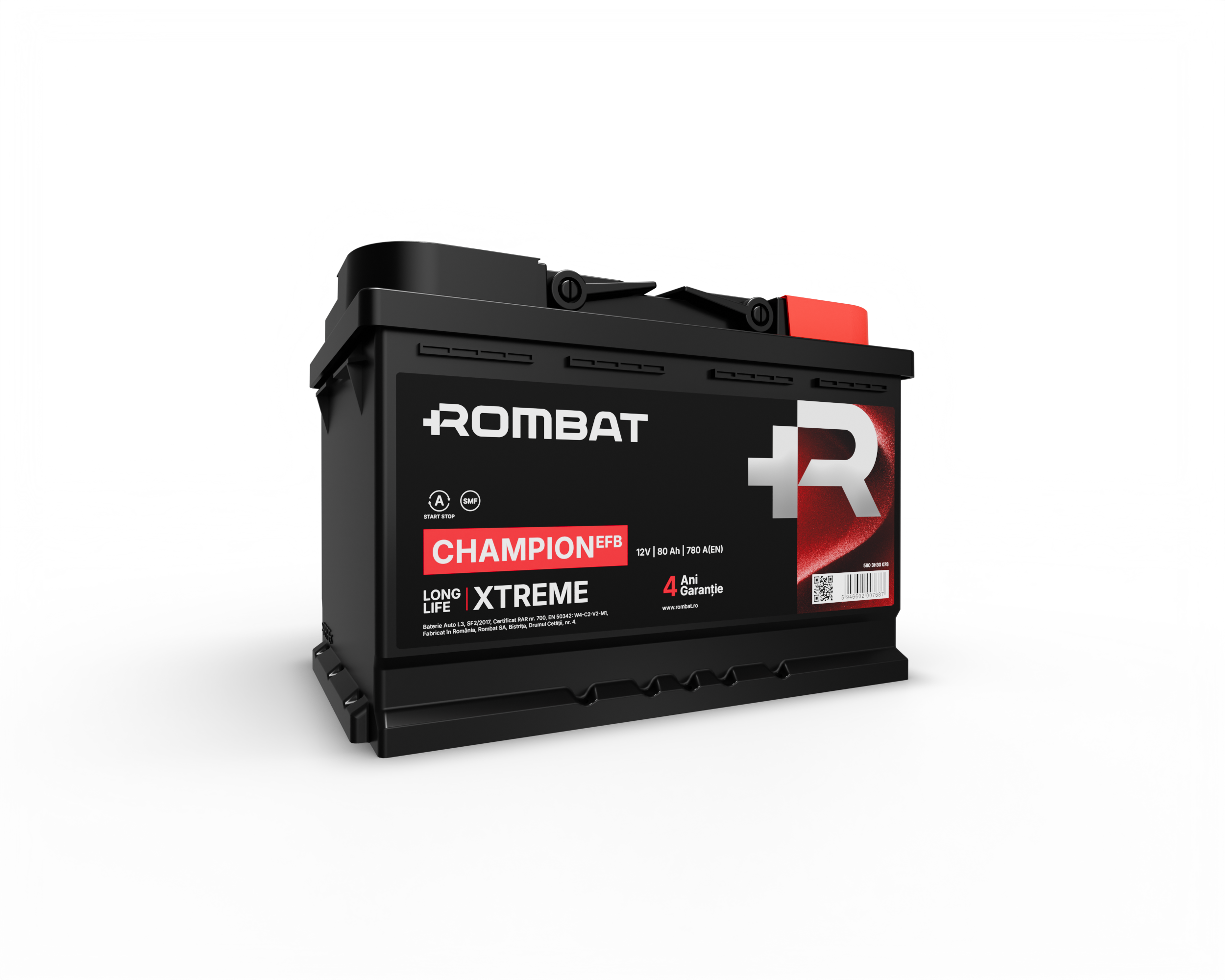 Acumulator Rombat Champion 80 Ah [Start-Stop] Rombat - imagine 1