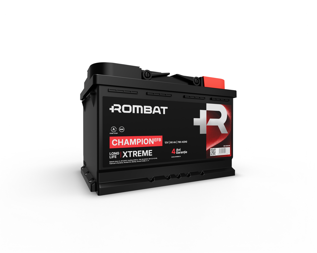 Acumulator Rombat Champion 80 Ah [Start-Stop] Rombat - imagine 1