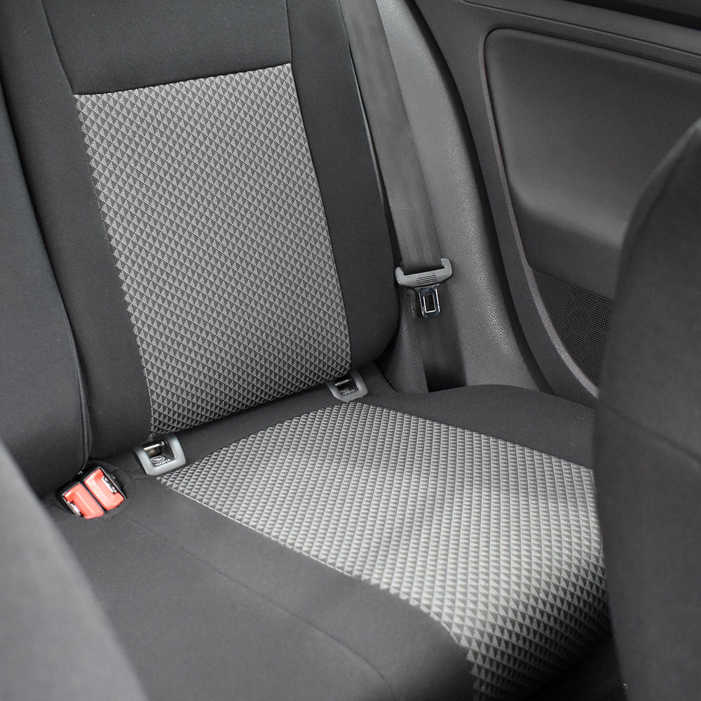 SET HUSE SCAUN UMBRELLA PENTRU DACIA SANDERO 2012-2021 (BANCHETA FRACTIONATA) CU TETIERE SPATE IN FORMA DE L