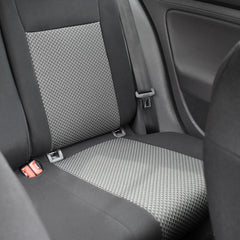 SET HUSE SCAUN UMBRELLA PENTRU DACIA SANDERO STEPWAY 2012-2021 (BANCHETA FRACTIONATA) CU TETIERE SPATE IN FORMA L