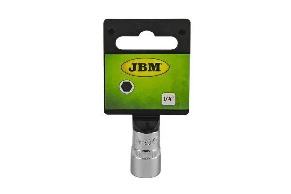 TUBULARA HEXAGONALA CROMATA 1/4` 4 MM JBM