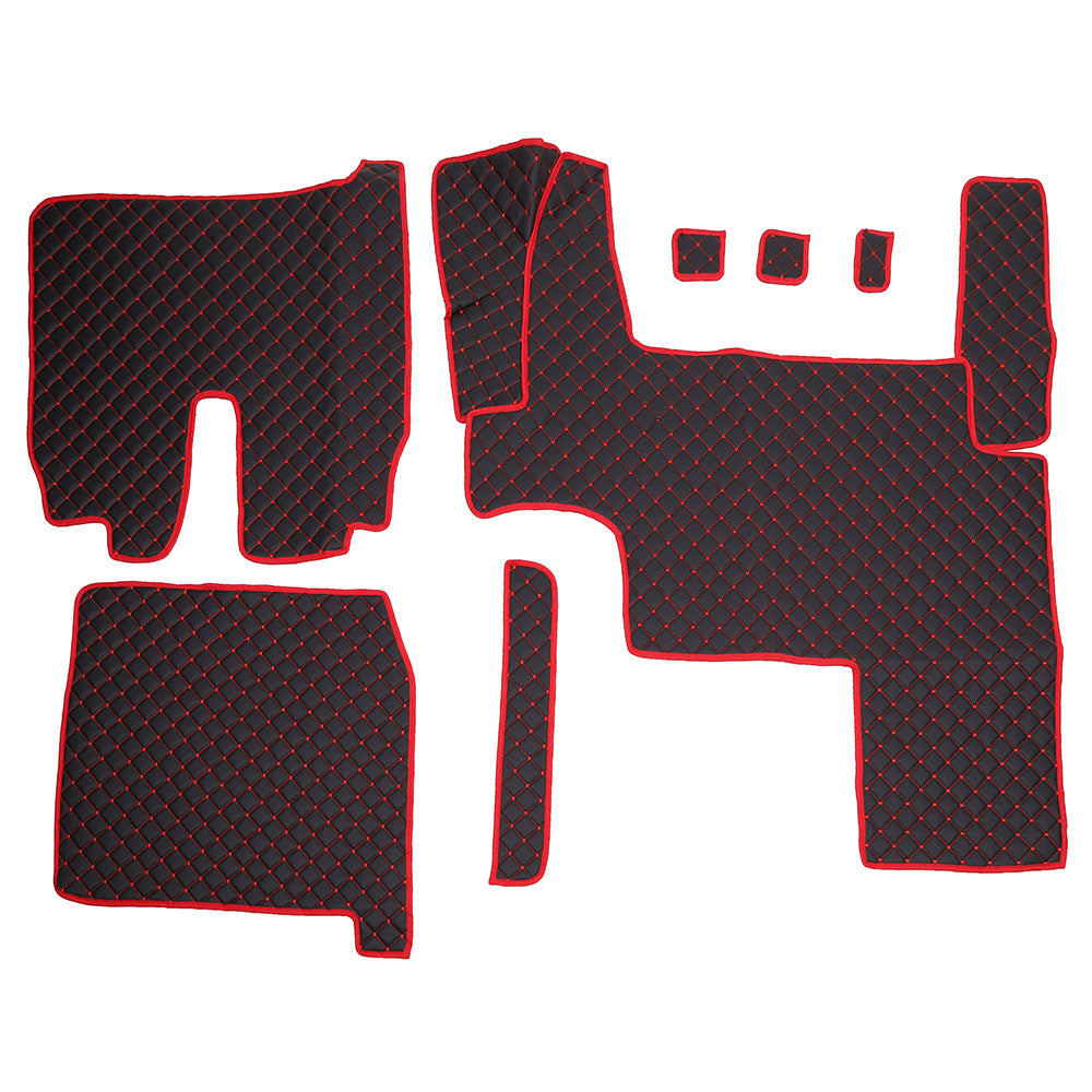 SET COVORASE PIELE ECOLOGICA TRUCK UMBRELLA PENTRU MAN TGX EURO 5. NEGRU