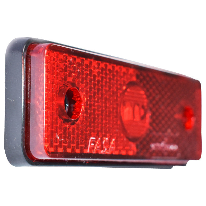 Lampa laterala rosie cu Led 12/24V BRECKNER GERMANY - imagine 1