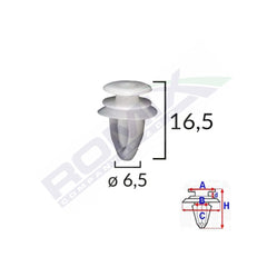 CLIPS CAPAC OGLINDA PENTRU OPEL SET 10 BUC