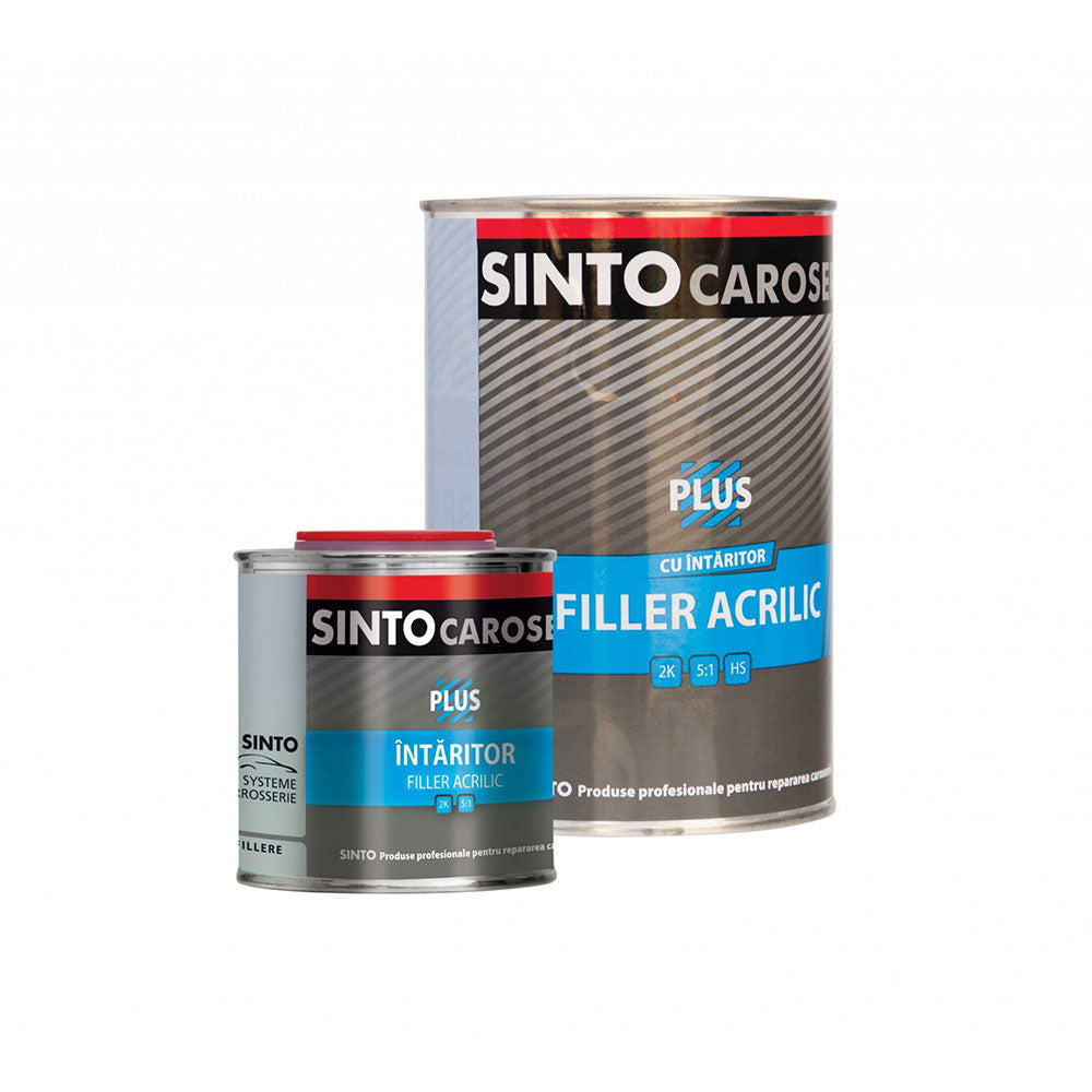 FILLER ACRILIC 'PLUS' 5:1 CU INTARITOR, ALB (0.75L + 0.15L) SINTO