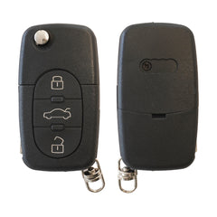 CARCASA CHEIE CONTACT PENTRU AUDI A3 / A6 / A8, 3 BUTOANE, CU CHEIE