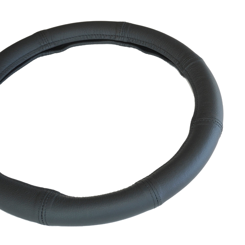 HUSA VOLAN PIELE NATURALA NEGRU 35-37 CM