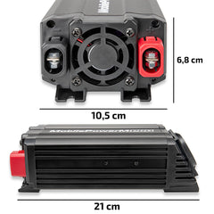 INVERTOR DE TENSIUNE HEYNER PREMIUM M PRO 300-600W ALIMENTARE 12V IESIRE 230V CU USB