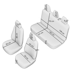 SET HUSE SCAUN DYNAMIC GRI