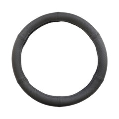 HUSA VOLAN PIELE NATURALA PERFORATA NEGRU 39-41 CM