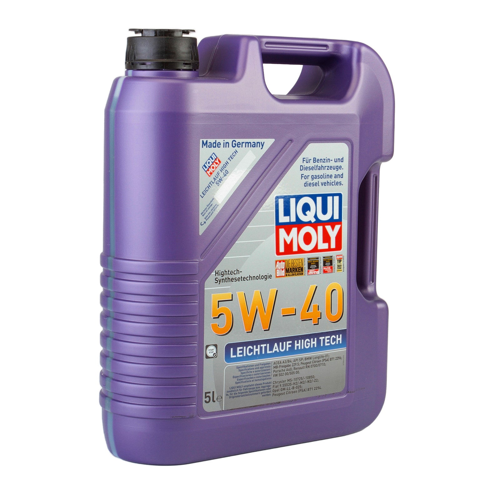 Ulei motor Liqui Moly Leichtlauf High Tech 5W40 (3864) (2328) 5L Liqui Moly - imagine 2