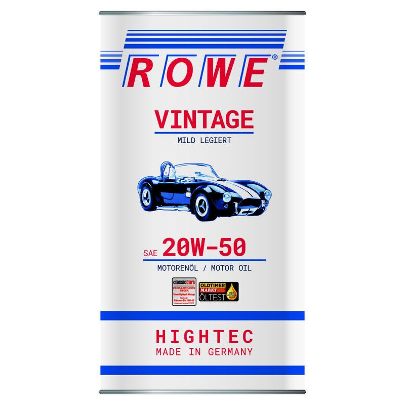 ULEI MOTOR TURISME ROWE HIGHTEC VINTAGE SAE 20W50 MILD LEGIERT 5L Rowe - imagine 1