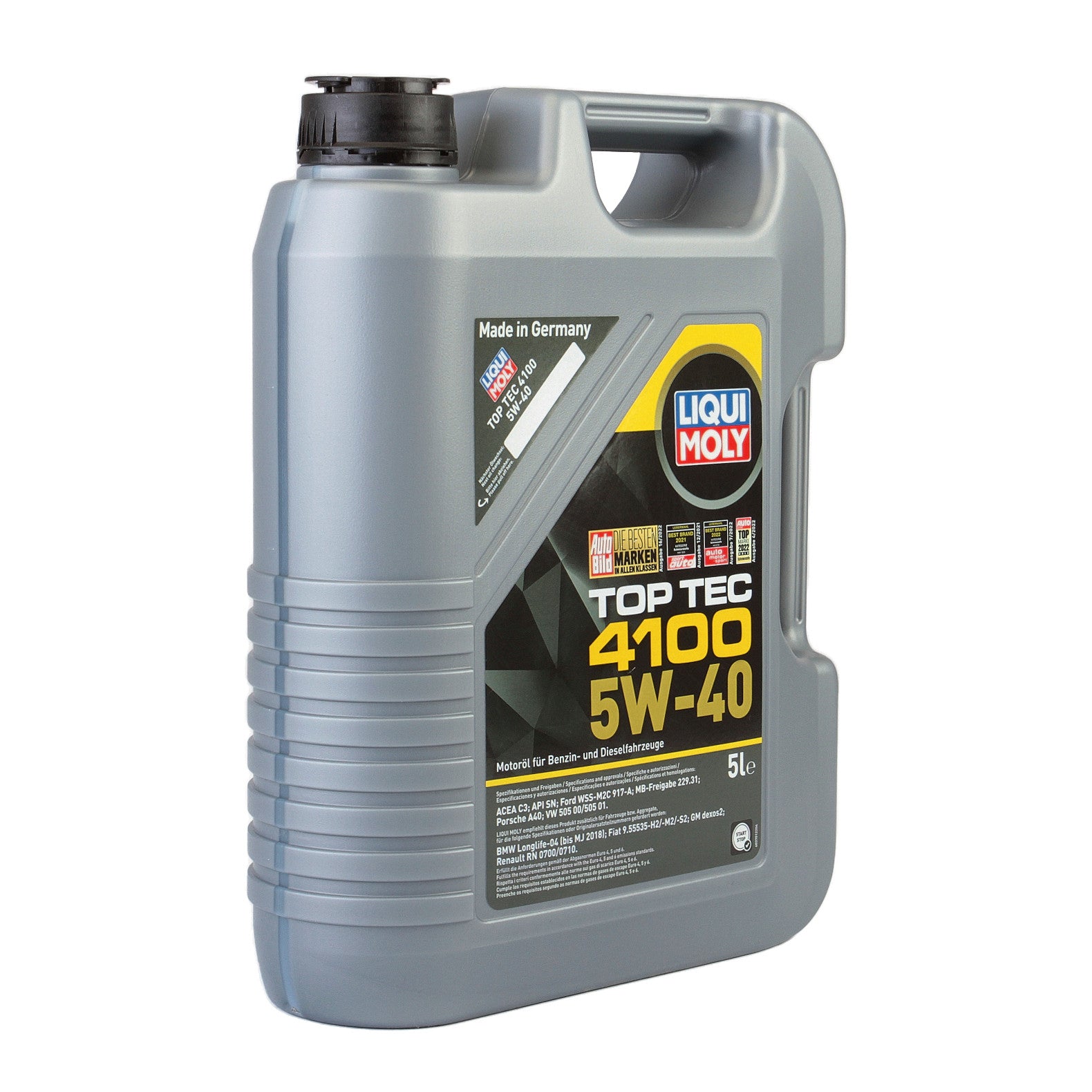Ulei motor Liqui Moly Top Tec 4100 5W40 (3701) (2686) (9511) 5L Liqui Moly - imagine 2