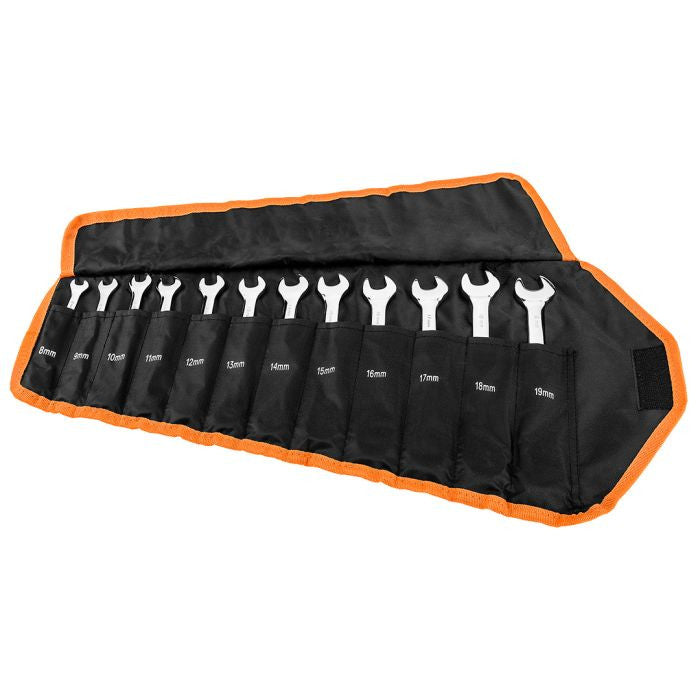 Set de chei cu clichet și comutator, 12 bucăți, 8 - 19 mm Neo Tools - imagine 1