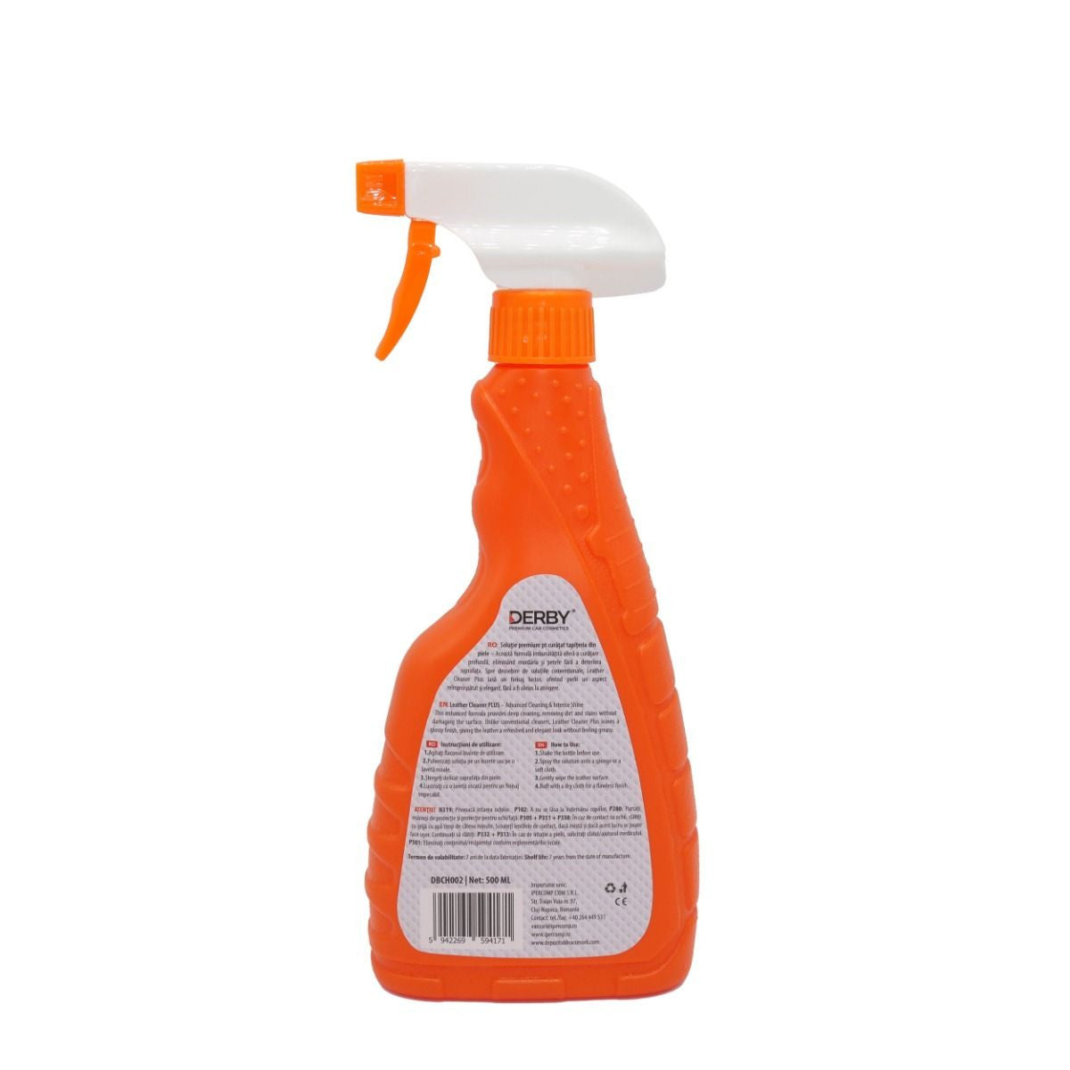 Solutie curatat tapiteria din piele, cu pulverizator 500ml DERBY PLUS DERBY - imagine 2