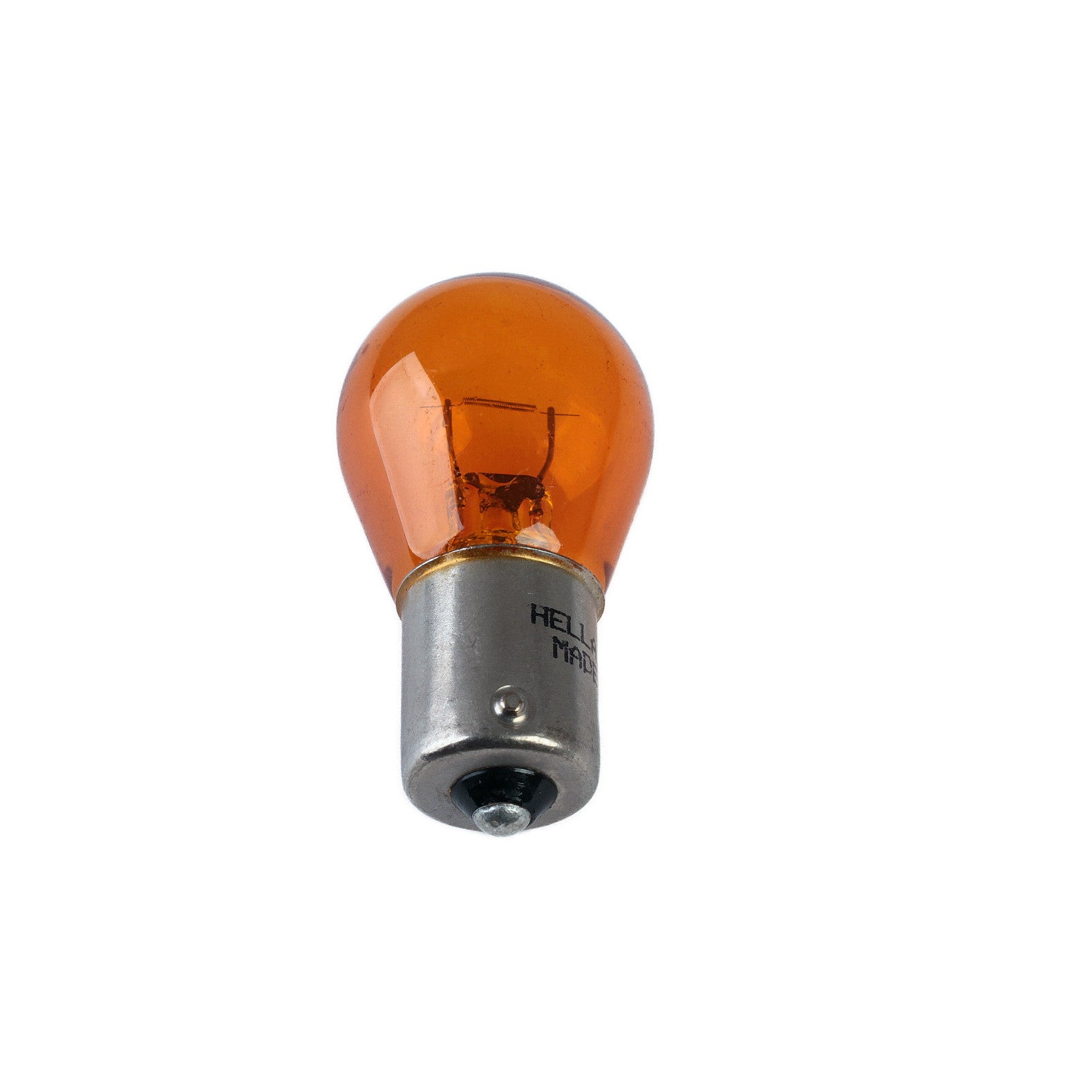 Bec Hella PY21W 12V 21W BAU15s Galben Hella - imagine 3