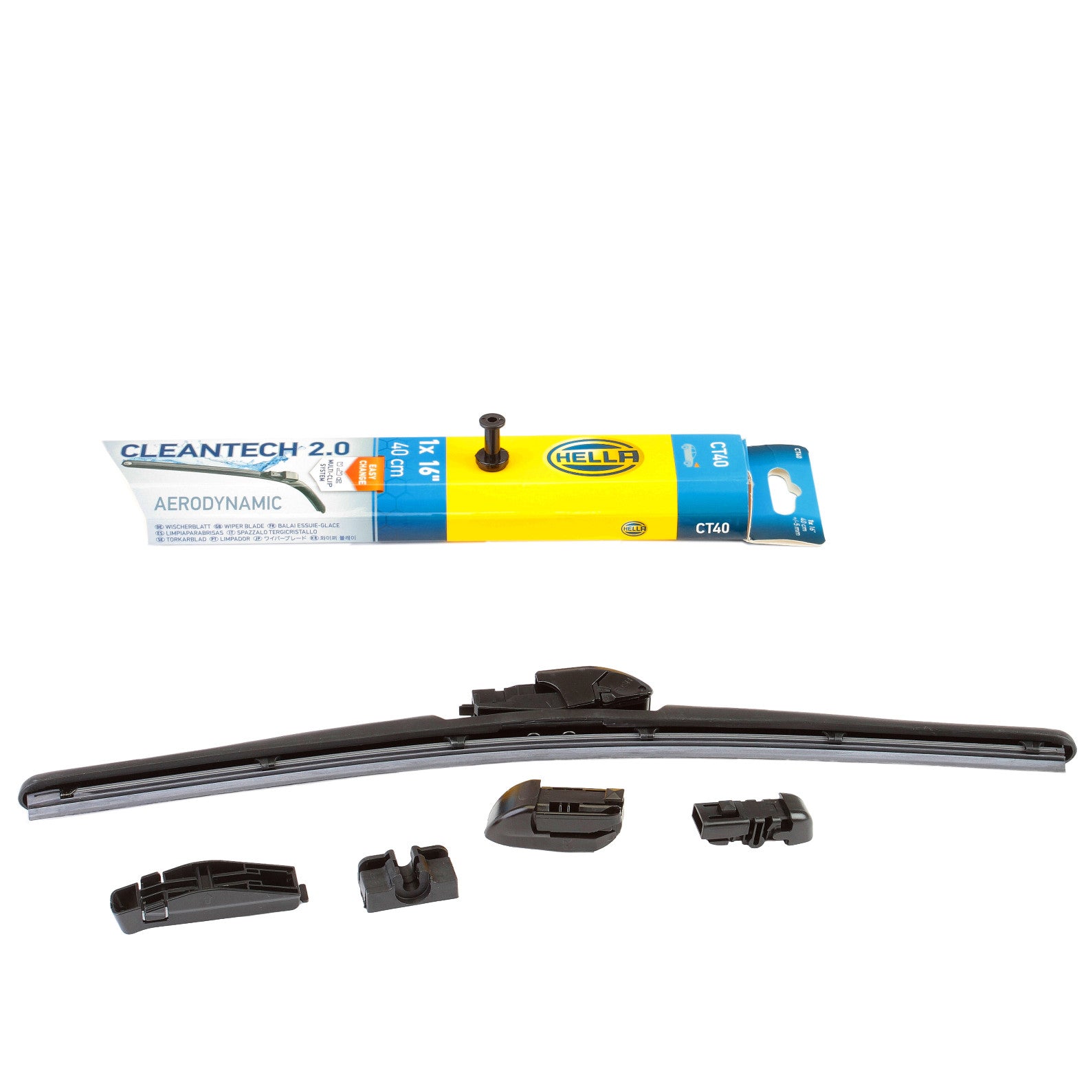 Lamela stergator fata Hella  Wiper Blade 16" (400mm) Hella - imagine 1