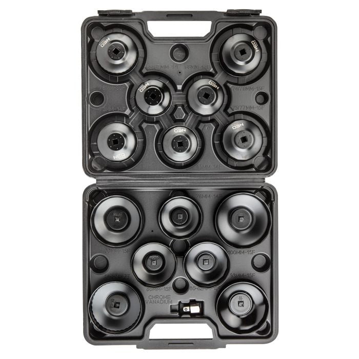 Set de chei tubulare pentru filtru de ulei 16 buc Neo Tools - imagine 1