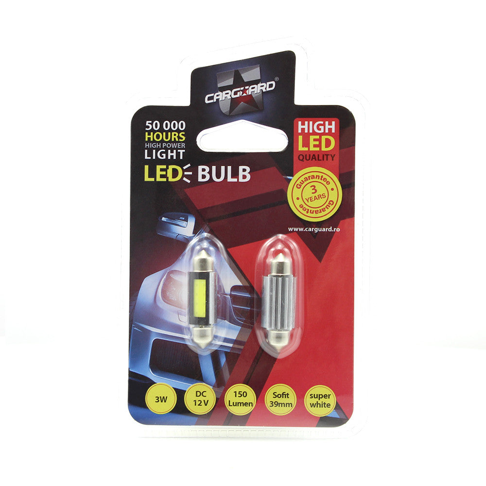 Bec MTR C5W 12V 3W Set 2 buc Carguard - imagine 4