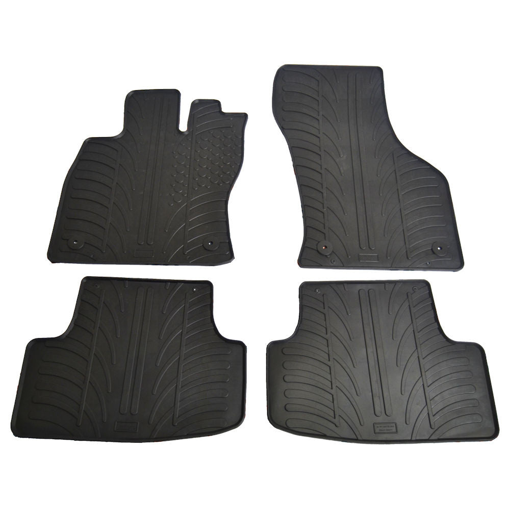 Covorase cauciuc Seat Leon 2013-> Vw Golf 7 2012-> Vw Golf VII Four Motion 2012->, Gledring , 4 buc. Gledring - imagine 1