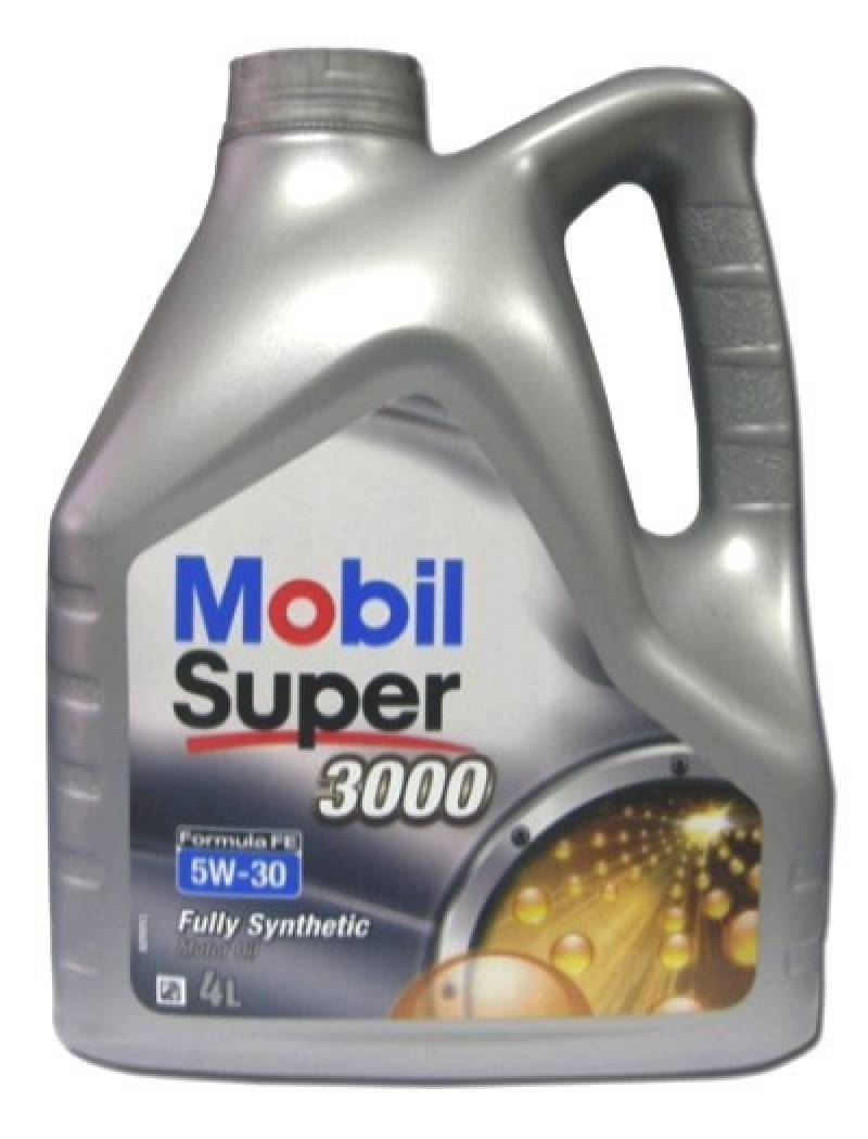 Ulei motor Mobil Super 3000 X1 Formula Fe 5W30 4L Mobil - imagine 1
