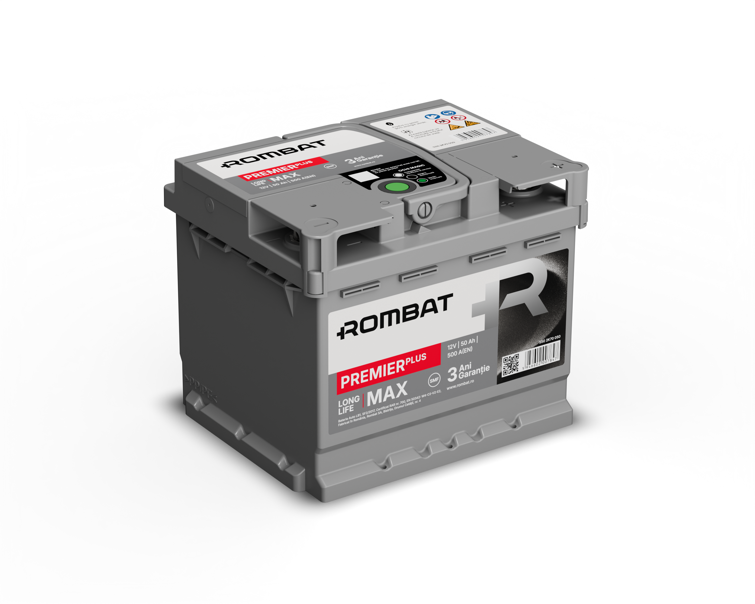 Acumulator Rombat Premier PLUS 50Ah Rombat - imagine 2