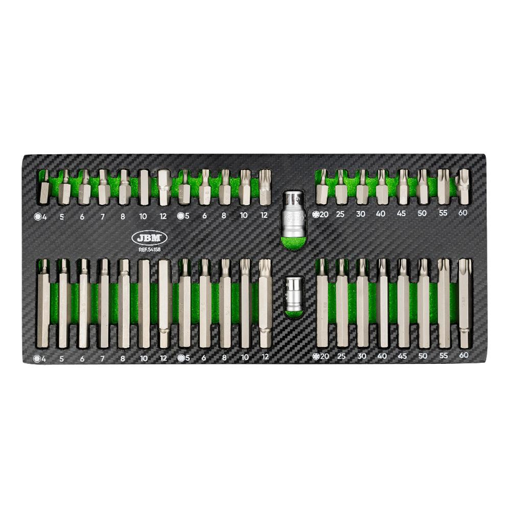 Set de 42 Imbusuri Hexagonale, 12 varfuri si Torx-uri JBM - imagine 1