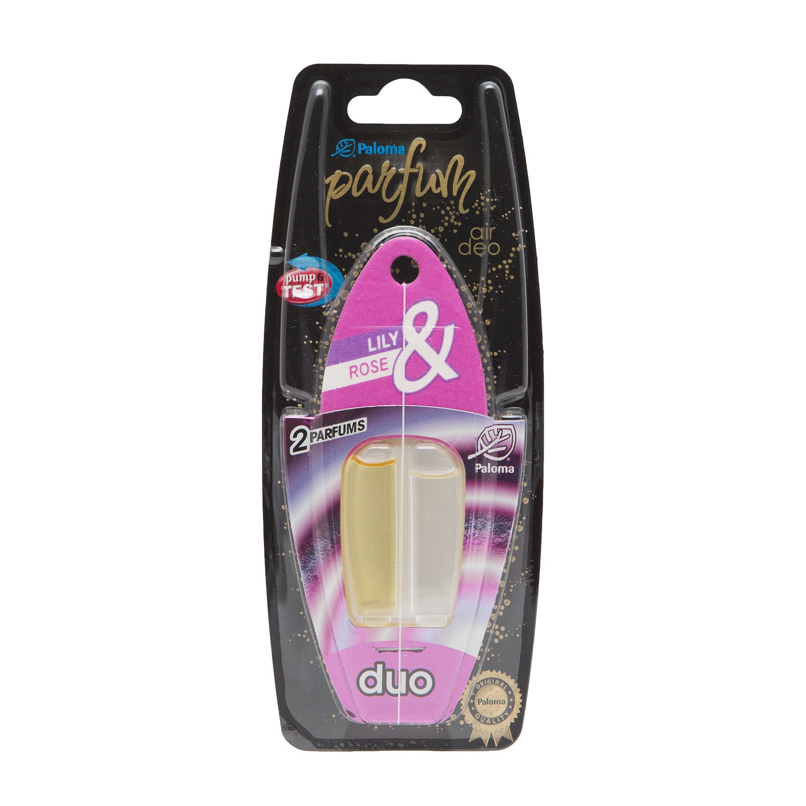 Odorizant auto Paloma Parfum Duo Lily & Rose - 2x3 ml Paloma - imagine 2